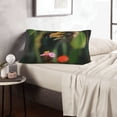 thumbnail image 6 of Lsque butterflies and floral Pattern Pillow Case – Soft & Cozy Throw Pillow Cover, Hypoallergenic Cushion Case for Sleeping Women with Envelope Closure-14"x20", 6 of 6