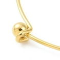 thumbnail image 3 of Screw End Ball 304 Stainless Steel Wire Bangle Torque Bangle for Women Golden Inner Diameter: 2-1/2 inch(6.2cm), 3 of 8