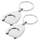 thumbnail image 3 of 2pcs Trolley Tokens Key Ring Ornament Metal Small Tokens Shopping Cart Tokens Key Chain Hanging Ornament, 3 of 4