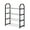 Black, variant on (Clearance) XIANXIAN 4 Tier Small Shoe Rack, Narrow Stackable Shoe Shelf for Kids Toddler Adult, Lightweight Shoe Rack Stand for Closet Dorm Storage Organizer, Front Door Entrance, Entryway