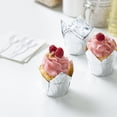 thumbnail image 3 of Restaurantware-4 Ounce 200 Tulip Shaped Grease Resistant, Oven Safe, Metallic Silver Paper For Parties and Weddings, 3 of 3