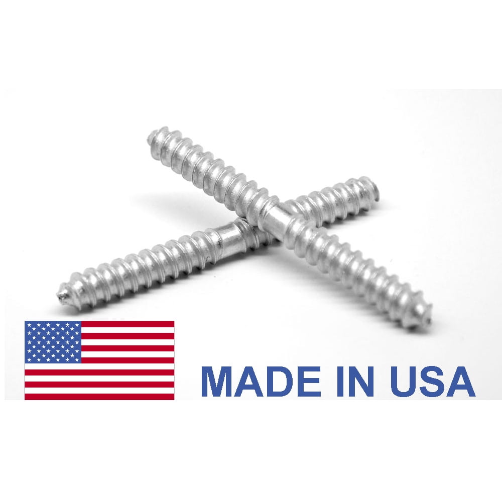 3/16 x 1 1/2 Dowel Screw USA Low Carbon Steel Zinc Plated Pk 5000