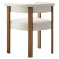 thumbnail image 5 of Side Dining Chair, Set of 2, White, Velvet, Kitchen Cafe Bistro Hospitality Restaurant, Modern Contemporary Boutique HB36862, 5 of 11