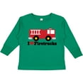 thumbnail image 3 of Inktastic I Heart Firetrucks Boys or Girls Long Sleeve Toddler T-Shirt, 3 of 5