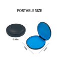 thumbnail image 2 of Retainer Case,Cute Slim Aligner Case Compatible with Invisalign,Customized Magnetic Closure Orthodontic Retainer Case (2 Pack Black + Blue Silicone), 2 of 3