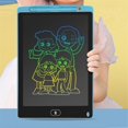 thumbnail image 3 of Tablero de escritura a mano LCD para niños de 12 pulgadas, tablero de dibujo de grafiti con luz electrónica LCD para escritura a mano en color, A, 3 of 5