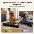 thumbnail image 5 of Chew Proof Indestructible Dog Bed - Durable Dog Bed for Aggressive Chewers, Machine Washable & Waterproof Indoor Outdoor Crate Pad, Tough Kennel Pad for Medium Dogs (Medium (22"x35")), 5 of 6