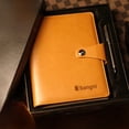 thumbnail image 1 of Cuaderno A5 de negocios, lote pequeño, bloc de notas con logotipo, cuaderno B5 grueso, diario de hojas sueltas, regalo, 1 of 3