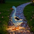 thumbnail image 6 of Fuebueo Solar Goose Garden Statue, Metal Goose Outdoor Decor with Warm LED Lights, Hollow Iron Art Decorative Ornament for Yard Lawn Pathway Patio, Perfect Gift, 6 of 9