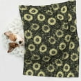 thumbnail image 6 of Yiaed Sunflowers Print Dog Blankets-Cat Blanket Washable for Couch Protection,Puppy Blanket, Soft Plush Reversible Throw Furniture Protector-Medium, 6 of 8