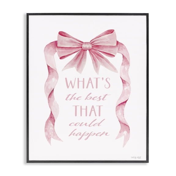 Stupell Industries Glam Optimistic Best That Could Happen Black Framed Giclee Art, 11 x 14, by Cindy Jacobs