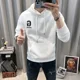 thumbnail image 3 of Sudadera con capucha para hombre, de algodón, lisa, estilo Harajuku, moda urbana, estilo informal, estética emo, de una pieza, holgada y divertida, 3 of 5