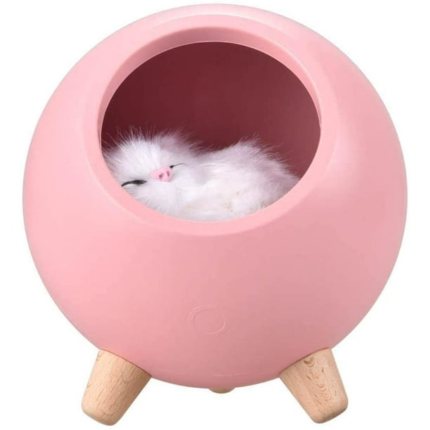 CAT LAMP Home with Bluetooth Speaker LED Night Light White Walmart