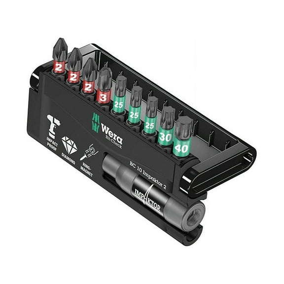 Wera 05057682001 Impaktor Bit-Check Set