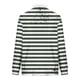 thumbnail image 4 of Sudadera sin capucha para hombre, informal, a la moda, con cuello alto, estampado, cremallera, jersey de manga larga, blusa de poliéster para hombre, 4 of 5