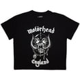 thumbnail image 1 of Motorhead Womens England Crop Top, 1 of 2