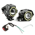 thumbnail image 1 of Projecteur LED, 2 Pcs 12V 30W 3000lm Ange Yeux Lumière Projecteur Haute Performance, 1 of 8