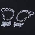 thumbnail image 3 of Cuadros Decorativos 1 juego de plantillas de troqueles de corte en relieve con letras circulares de pies de Metal, 3 of 7