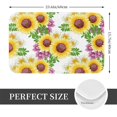 thumbnail image 2 of Sikiie Sunflowers Print Flannel Anti-slip Floor Mat 16x24in, Thickened Dustproof Entrance Door Mat Floor Mat for Kitchen, Bathroom, Laundry Room, 2 of 7