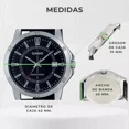 thumbnail image 4 of Reloj Casio Mtpvd01l 1c Hombre Correa Fechador Correa Negro Bisel Plateado Fondo Negro MTP-VD01L-1C, 4 of 7