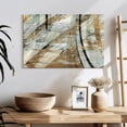 thumbnail image 3 of Elephant Stock Rhythm Abstract Wall Art - Horizontal Canvas Wall Art - Living Room Wall Decor - Abstract Canvas - Black And Gold Decor By Eva Watts - 24" x 16", 3 of 8