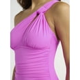 thumbnail image 3 of Sofia by Sofia Vergara Women's and Women's Plus One Shoulder Keyhole One Piece Swimsuit, Sizes XS-3X, 3 of 5