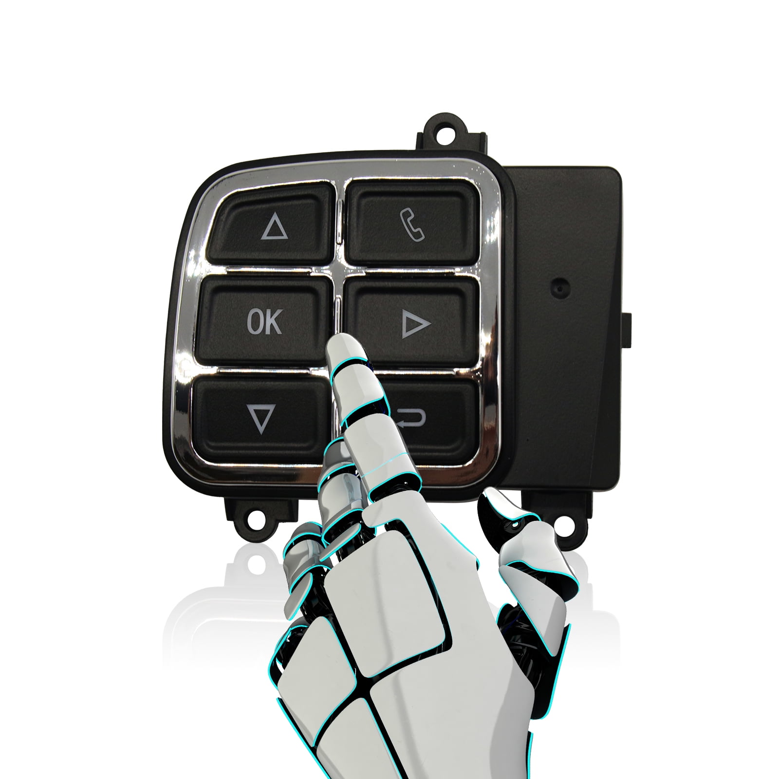 STARWAYLUCKTEC the buttons of the digital dashboard display of Jeep Wrangler modelsTK2011-2017.