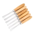 thumbnail image 4 of Cinceles De Mano De Madera 6 Piezas Juego De Tallado Profesional DIY, 4 of 7