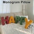 thumbnail image 5 of Letter Pillows,Monogram Pillow,Cute Soft Plush Letter Decorative Pillows Alphabet Throw Pillows Cushion for Living Room Sofa Couch Bed Car Decoration (A-1), 5 of 9