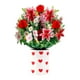 hoksml Mères Jour Gifts Deal Fête des Mères Carte de Voeux Tridimensionnelle Rose Tenant des Fleurs 3d Papier Carte de Sculpture Cadeau Fête des Mères – image 1 sur 9