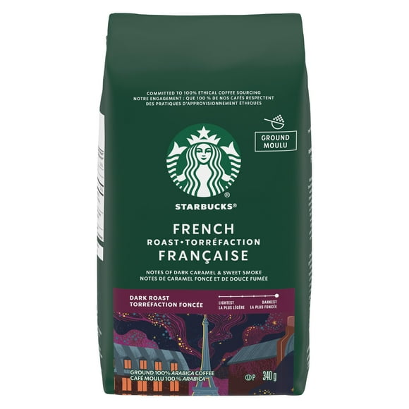 Starbucks® Torréfaction francąise Moulu 340g Torréfaction Foncée