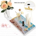 thumbnail image 4 of Ryvnso Starfish Conch on Beach Bathroom Tray Vanity Countertop Trays Acrylic Organizer, 4 of 7