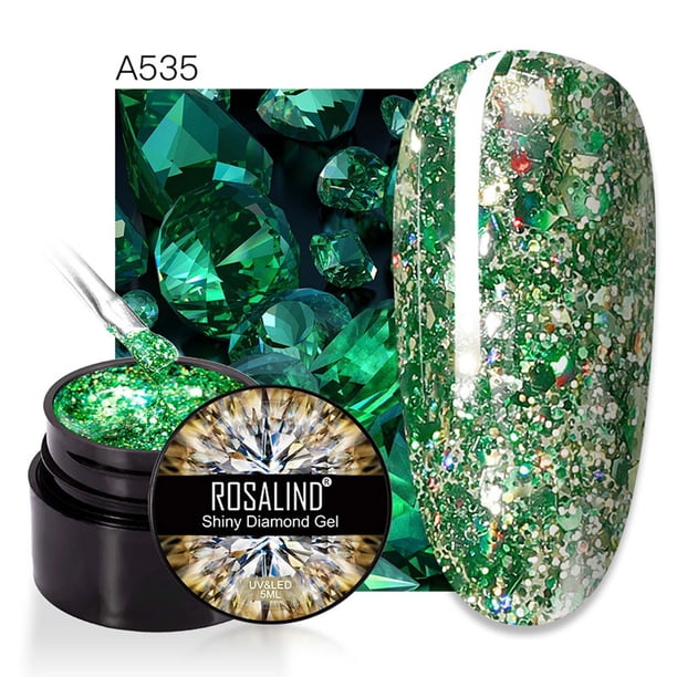 Hot6sl Ofertas Del Día Pegamento para Uñas En Lentejuelas Brillantes y Diamantes de Imitación, Pegamento para Uñas Roto, 5 Ml