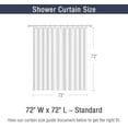 thumbnail image 5 of Red Shower Curtain, Mid Century Modern Geometric Shower Curtain Set, Abstract Red Black Grey Square White Backdrop Waterproof Fabric Shower Curtain for Bathroom Decor, 72 x 72, 5 of 5