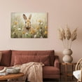 thumbnail image 2 of Spring Bunny Rabbit Wall Art Print Painting,Easter Canvas Wall Art for Easter Decor，Easter Decorations,Rustic Easter Wall Decorations With Flowers Nursery Decor Living Room Decor, 2 of 3
