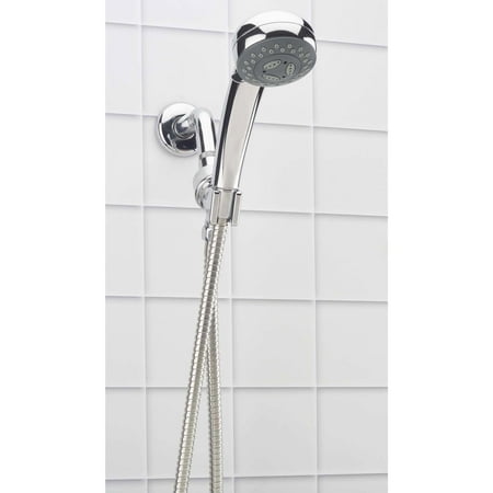 Bath Bliss 3-Function Monsoon Shower Head and Mounting (Best Detachable Shower Head)