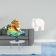 thumbnail image 2 of figura de caracola,Figura de caracola de vidrio soplado a mano,adorno marino,Figura de elefante,Estatua de elefante,figura decorativa de Feng Shui para el hogar,Figura coleccionable Figura, 2 of 8