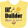 thumbnail image 3 of Inktastic Lil Builder Future Construction Worker Boys or Girls Baby Bib, 3 of 4