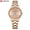 Rose Gold, variant on CURREN Fashion Luxuey Quartz Watch Stainless Steel Women's Watches Simple Dial Rhinestones Wristwatch Original Design Clock