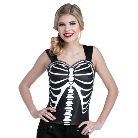 Halloween Adult Skeleton Top