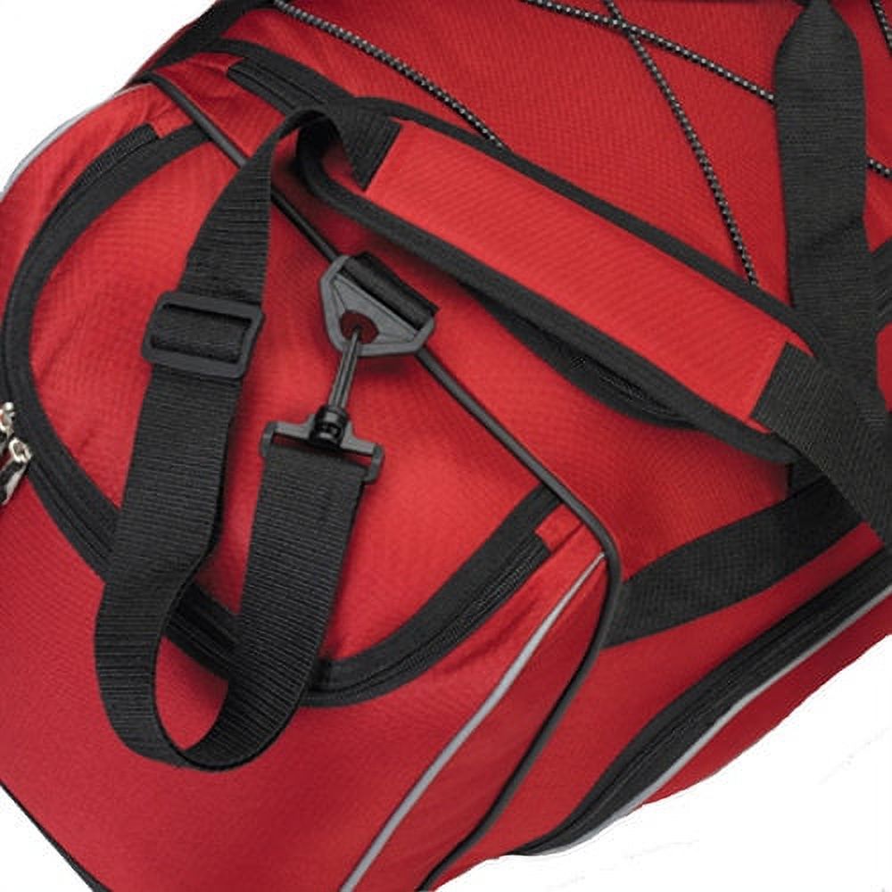 Protege 24" duffel with wet/shoe pocket and shoulder strap - Red - image 3 of 4