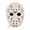 White, variant on Friday The 13th Jason Mask 8.5 Cosmetic Bag