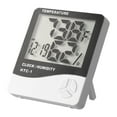 thumbnail image 1 of Htc-1 Digital Lcd Room Thermometer Indoor Hygrometer Humidity Meter Alarm Clock, 1 of 9