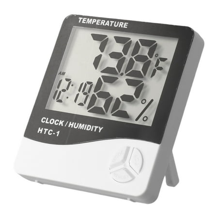 Homena HTC1 Digital Room Thermometer Indoor Hygrometer Humidity Meter Alarm Clock Reliable Temperature and Humidity Measurement