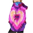 thumbnail image 6 of Byworldtasic Womens Novelty Sweatshirts Womens Oversized Colorful Hoodies Scoop Neck Long Sleeve Loose Fit Fashion Casual Tops, 6 of 6