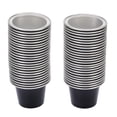 thumbnail image 1 of 50 Piezas De Cápsulas De Café Espresso Recargables De Aluminio Para Originales, Vainas De Café Espresso Reutilizables Con Calcomanías De Focas De Aluminio 50 Tazas, 50 Tapas, 1 of 7