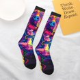thumbnail image 5 of Balery Neon Pop Art Pitbull Printed Novelty Socks Men's Women's Crew Socks Sports Socks Knee High Socks Cotton Socks Quirky and Cool Socks, 5 of 9