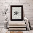 thumbnail image 3 of Flying Man - Dictionary Art Print Printed On Authentic Vintage Dictionary Book Page - 8 x 10.5, 3 of 3