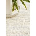 thumbnail image 4 of 2x10 Ft Off White Jute Area Rug | Handmade | Solid Farmhouse Design | Natural Jute Rug for Living Room | Dining Room | Bedroom | Kitchen | Hallway | Entryway, 4 of 5