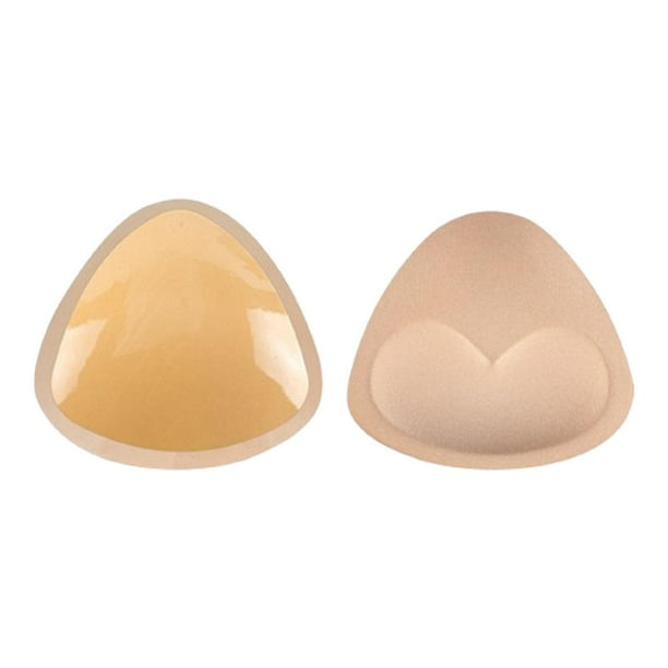 2 almohadillas para sujetador con inserciones, sujetador suave y cómodo, push up para traje de baño, bikini, , deportes de color de piel